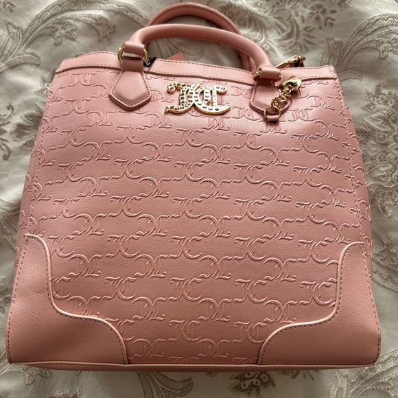 Juicy Couture Handbags - Juicy Couture Blush Pink Embossed Satchel